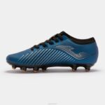 Joma 82P4R199 أسود أزرق حذاء كرة القدم كوب الدفع 23 Fg Ground FG - Image 2