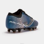 Joma 82P4R199 أسود أزرق حذاء كرة القدم كوب الدفع 23 Fg Ground FG - Image 3
