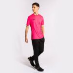 Joma 82P4R19 الفلورسنت الوردي قميص قصير الأكمام الفائز الثاني رجال - Image 4