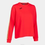 Joma 82P4R2006 نيون المرجان كسر قميص من النوع الثقيل نحيف
