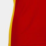 Joma 82P4R2007 احمر اصفر قميص قصير الأكمام سجل الثاني نحيف - Image 4