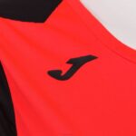 Joma 82P4R2012 نيون المرجان الأسود قميص قصير الأكمام سجل الثاني نحيف - Image 9