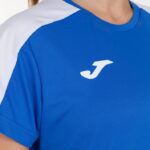 Joma 82P4R2013 أزرق ملكي أبيض أكاديمية قميص بأكمام قصيرة iii نحيف - Image 4