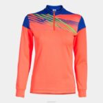 Joma 82P4R2020 نيون المرجان الأزرق الملكي قميص من النوع الثقيل النخبة x نحيف - Image 5