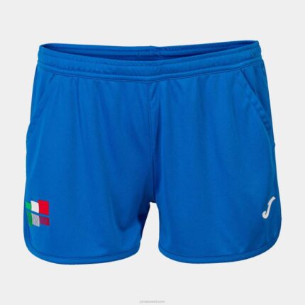 Joma 82P4R2059 الأزرق الملكي شورت الاتحاد الايطالى للتنس نحيف