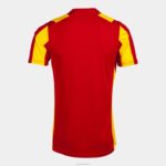 Joma 82P4R205 احمر اصفر قميص قصير الاكمام انتر كلاسيك رجال - Image 4