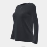 Joma 82P4R2064 أسود قميص طويل الأكمام عضوي نحيف - Image 4