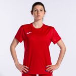 Joma 82P4R2083 أحمر قميص قصير الأكمام مونتريال نحيف - Image 3