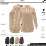 Joma 82P4R2107 الكاكي سترة مقنعين الشارع الحضري نحيف - Image 3