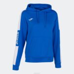 Joma 82P4R2111 أزرق ملكي أبيض بطولة سترة مقنعين الرابع نحيف
