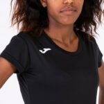 Joma 82P4R2127 أسود قميص قصير الأكمام سجل الثاني نحيف - Image 5