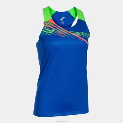 Joma 82P4R2154 الأزرق الملكي الأخضر الفلوريسنت النخبة أعلى الخزان x نحيف