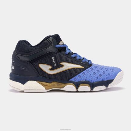 Joma 82P4R2156 الأزرق الداكن الأزرق الملكي أحذية الكرة الطائرة v.block 23 نحيف