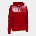 Joma 82P4R2157 احمر ابيض سترة مقنعين صديقة للبيئة سوبرنوفا نحيف