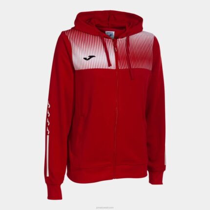 Joma 82P4R2157 احمر ابيض سترة مقنعين صديقة للبيئة سوبرنوفا نحيف
