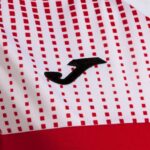 Joma 82P4R2158 احمر ابيض قميص بأكمام قصيرة مستعر أعظم صديق للبيئة نحيف - Image 3
