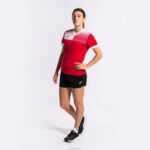 Joma 82P4R2158 احمر ابيض قميص بأكمام قصيرة مستعر أعظم صديق للبيئة نحيف - Image 8