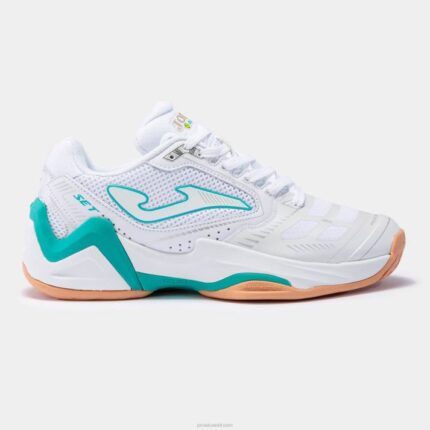Joma 82P4R2174 أبيض السماء الزرقاء أحذية تي مجموعة 23 محكمة صلبة نحيف