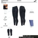 Joma 82P4R2175 أسود لباس ضيق طويل r-night نحيف - Image 7