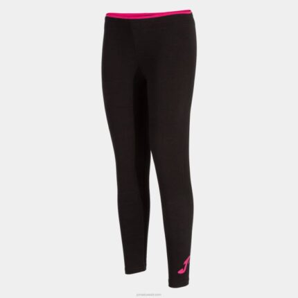 Joma 82P4R2183 الفوشيه الأسود لباس ضيق طويل الأسد نحيف