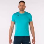 Joma 82P4R21 الفيروز الفلوري قميص قصير الأكمام سجل الثاني رجال - Image 2