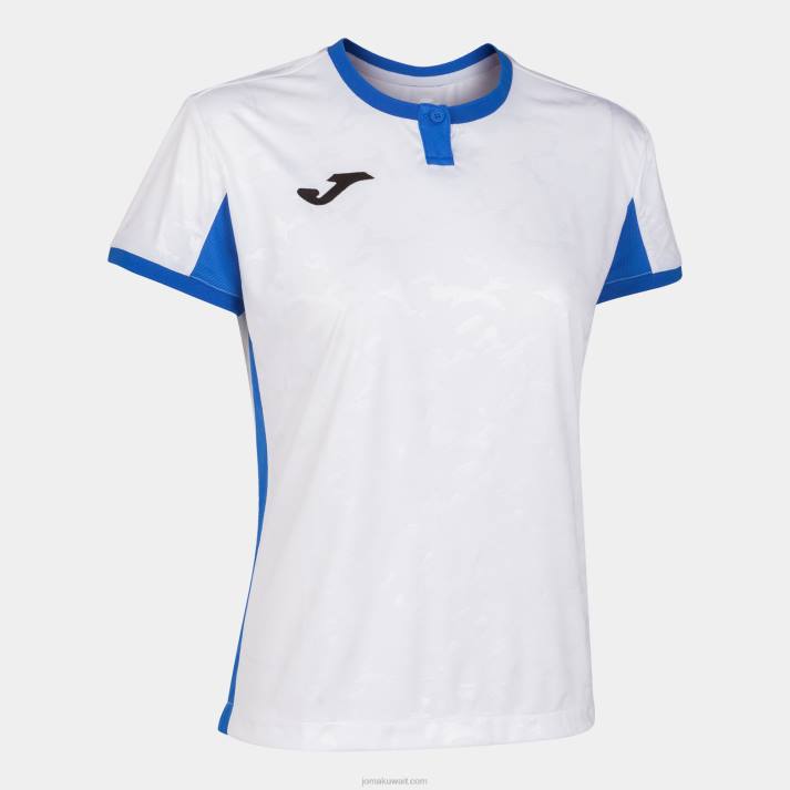 joma_82p4r2215_d8a3d8a8d98ad8b6_d8a3d8b2d8b1d982_d985d984d983d98a_d982d985d98ad8b5_d982d8b5d98ad8b1_d8a7d984d8a3d983d985d8a7d9.jpg Joma 82P4R2215 أبيض أزرق ملكي قميص قصير الأكمام toletum الثاني نحيف - Image 1
