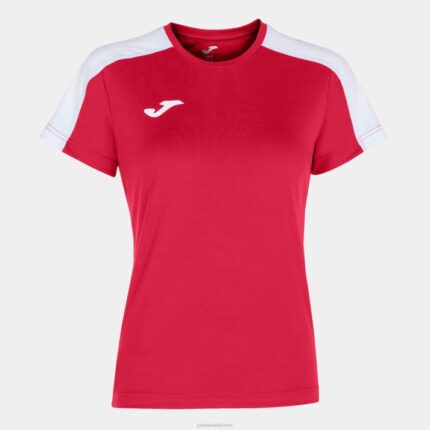 Joma 82P4R2219 احمر ابيض أكاديمية قميص بأكمام قصيرة iii نحيف