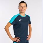 Joma 82P4R2228 الأزرق الداكن الفيروز الفلوريسنت قميص البطولة البيئية قصيرة الأكمام نحيف - Image 3