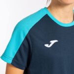 Joma 82P4R2228 الأزرق الداكن الفيروز الفلوريسنت قميص البطولة البيئية قصيرة الأكمام نحيف - Image 4