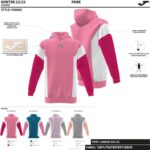 Joma 82P4R2240 لون القرنفل حديقة سترة مقنعين نحيف - Image 5