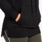 Joma 82P4R2248 أسود دافني سترة مقنعين نحيف - Image 4