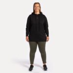Joma 82P4R2248 أسود دافني سترة مقنعين نحيف - Image 5