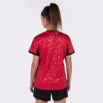 Joma 82P4R2257 أحمر أسود قميص قصير الأكمام toletum الثاني نحيف - Image 4