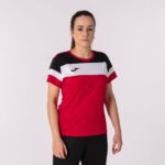 Joma 82P4R2258 أحمر أسود أبيض قميص بأكمام قصيرة طاقم رابعا نحيف - Image 5