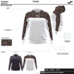 Joma 82P4R2268 أسود وردي أزرق دافني سترة مقنعين نحيف - Image 10