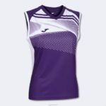 Joma 82P4R2293 أبيض أرجواني تي شيرت بدون أكمام سوبرنوفا الثاني نحيف