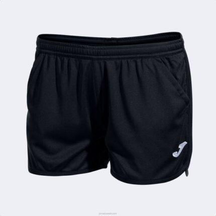 Joma 82P4R2301 أسود هواية السراويل القصيرة نحيف