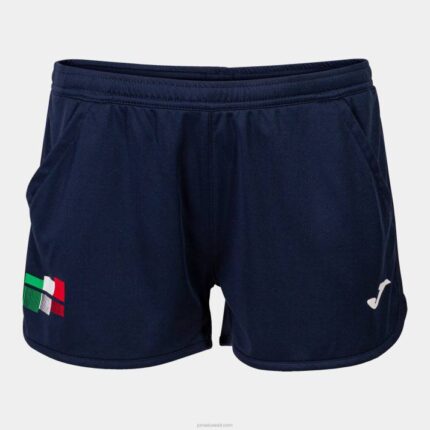 Joma 82P4R2307 الأزرق الداكن شورت الاتحاد الايطالى للتنس نحيف