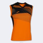 Joma 82P4R2308 برتقالي أسود تي شيرت بدون أكمام سوبرنوفا الثاني نحيف