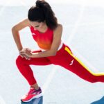 Joma 82P4R2315 أحمر أبيض أصفر النخبة أعلى الخزان السابع نحيف - Image 3