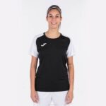Joma 82P4R2329 أسود أبيض قميص بأكمام قصيرة أكاديمية رابعا نحيف - Image 2