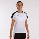 Joma 82P4R2340 أبيض أسود قميص البطولة البيئية قصيرة الأكمام نحيف - Image 3