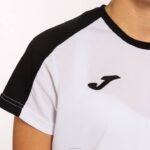 Joma 82P4R2340 أبيض أسود قميص البطولة البيئية قصيرة الأكمام نحيف - Image 4