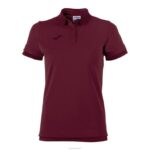 Joma 82P4R2344 بورجوندي قميص بولو قصير الأكمام Bali II نحيف