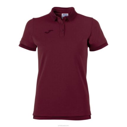 Joma 82P4R2344 بورجوندي قميص بولو قصير الأكمام Bali II نحيف