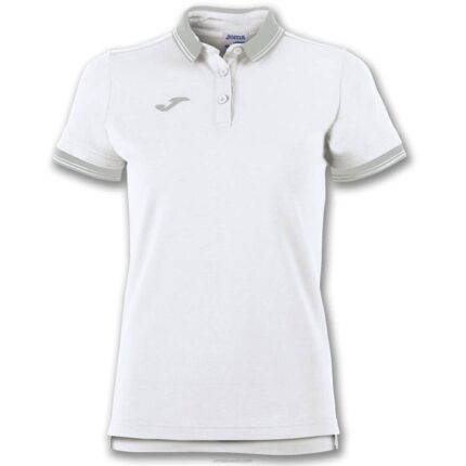 Joma 82P4R2346 أبيض قميص بولو قصير الأكمام Bali II نحيف