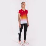 Joma 82P4R2355 أحمر أبيض أصفر قميص قصير الأكمام النخبة السابع نحيف - Image 4