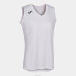 Joma 82P4R2356 أبيض تي شيرت بلا أكمام كانشا ​​الثالث نحيف