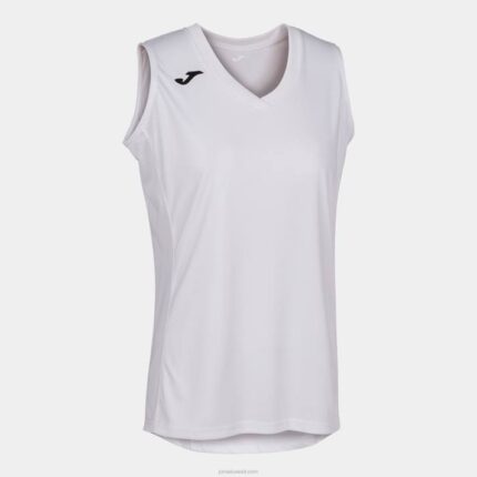 Joma 82P4R2356 أبيض تي شيرت بلا أكمام كانشا ​​الثالث نحيف