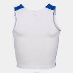 Joma 82P4R2367 أبيض أزرق ملكي سجل أعلى الخزان الثاني نحيف - Image 2